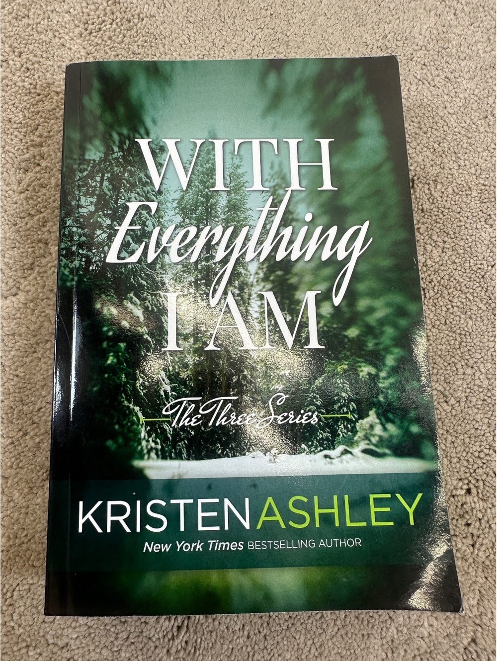 With Everything I Am Kristen Ashley Signed Three Series Paranormal Romance